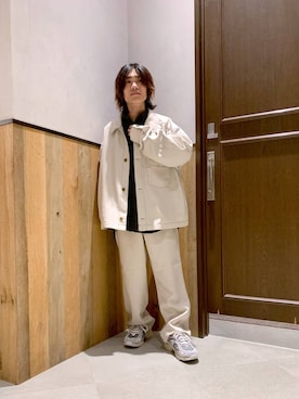 「アイテム（ブルゾン）」を使った、Kanさん（メンズ・157cm・20代）の春コーディネート