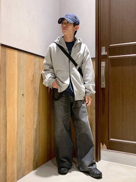 「アイテム（財布/小物）」を使った、Kanさん（メンズ・157cm）の秋コーディネート
