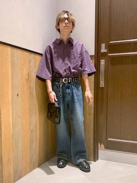 「アイテム（キーホルダー）」を使った、Kanさん（メンズ・157cm・20代）の夏コーディネート