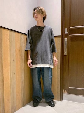 「アイテム（ブレスレット）」を使った、Kanさん（メンズ・157cm）の夏コーディネート