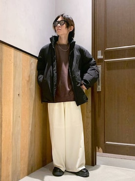 Kanさん（メンズ・157cm）の冬コーディネート