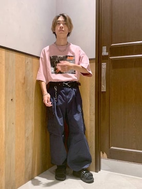 「アイテム（ブレスレット、その他）」を使った、Kanさん（メンズ・157cm）の夏コーディネート