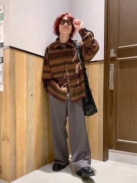 「WEEKEND(ER)（ウィークエンダー）のアイテム」を使った、Kanさん（メンズ・157cm）の春コーディネート