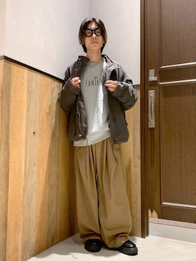 「アイテム（テーラードジャケット）」を使った、Kanさん（メンズ・157cm・20代）の冬コーディネート