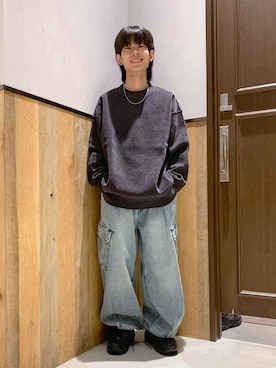 「アイテム（ブルゾン）」を使った、Kanさん（メンズ・157cm・20代）の秋コーディネート
