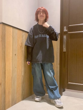 Kanさん(メンズ・157cm)の春コーディネート