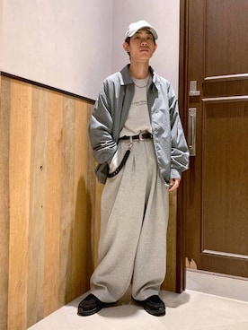 「アイテム（キーホルダー）」を使った、Kanさん（メンズ・157cm）の秋コーディネート