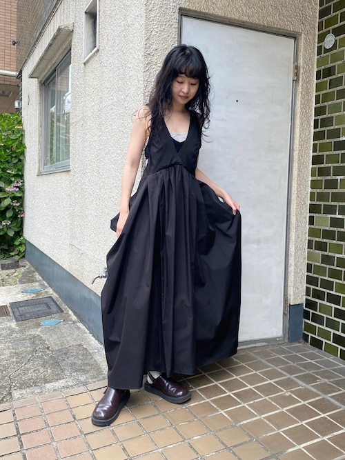 LA BELLE ETUDE ブラックキャミワンピース LA BELLE ETUDE（ラベルエチュード）の「【Belle vintage】Back