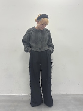 「アイテム（カチューシャ）」を使った、LA BELLE ETUDEさん（レディース・149cm）の冬コーディネート