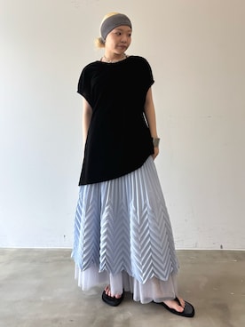「room153（ルームイチゴサン）のアイテム」を使った、LA BELLE ETUDEさん（レディース・149cm）の夏コーディネート
