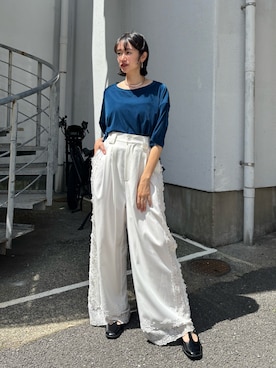 「LA BELLE ETUDE（ラベルエチュード）のアイテム」を使った、LA BELLE ETUDEさん（レディース・165cm）の夏コーディネート