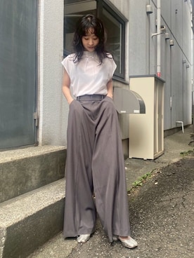 「LA BELLE ETUDE（ラベルエチュード）のアイテム」を使った、LA BELLE ETUDEさん（レディース・165cm）の夏コーディネート