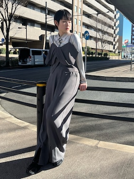 「LA BELLE ETUDE（ラベルエチュード）のアイテム（パンツ）」を使った、LA BELLE ETUDEさん（レディース・172cm）の春コーディネート