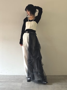 「LA BELLE ETUDE（ラベルエチュード）のアイテム」を使った、LA BELLE ETUDEさん（レディース・165cm）の夏コーディネート
