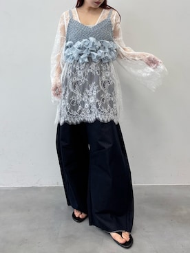 「LA BELLE ETUDE（ラベルエチュード）のアイテム」を使った、LA BELLE ETUDEさん（レディース・155cm）の春コーディネート