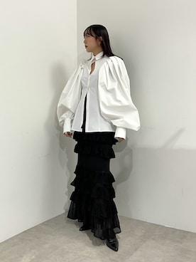 「LA BELLE ETUDE（ラベルエチュード）のアイテム」を使った、LA BELLE ETUDEさん（レディース・168cm）の春コーディネート