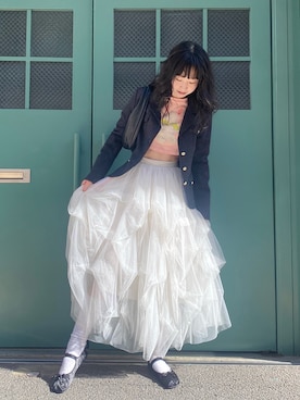 「LA BELLE ETUDE（ラベルエチュード）のアイテム」を使った、LA BELLE ETUDEさん（レディース・165cm）の春コーディネート