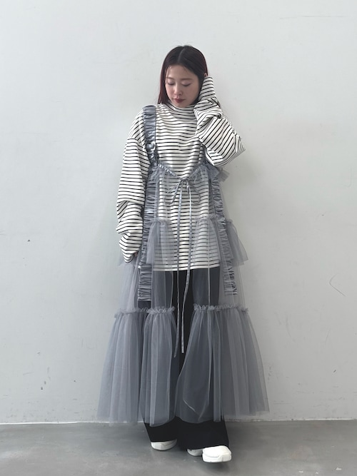 J1U by LA BELLE ETUDE ベスト ジレ シースルーボリュームチュール