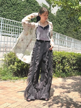 「LA BELLE ETUDE（ラベルエチュード）のアイテム」を使った、LA BELLE ETUDEさん（レディース・164cm）の夏コーディネート