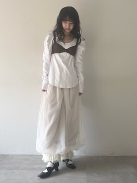 「LA BELLE ETUDE（ラベルエチュード）のアイテム」を使った、LA BELLE ETUDEさん（レディース・165cm）の夏コーディネート