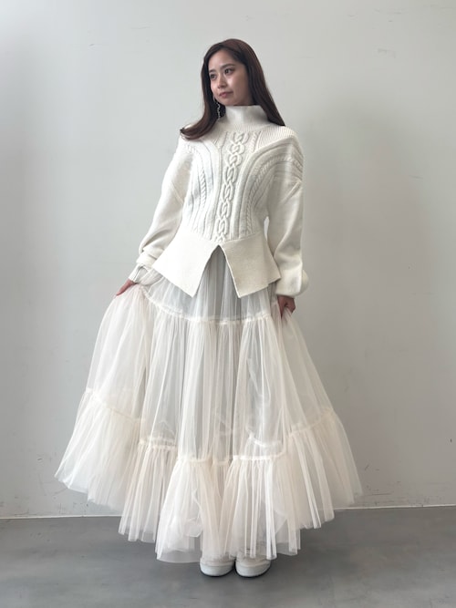 NEW Giselle 'ボリュームチュールスカート'（スカート）｜LA BELLE