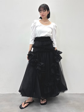 「LA BELLE ETUDE（ラベルエチュード）のアイテム」を使った、LA BELLE ETUDEさん（レディース・165cm）の春コーディネート