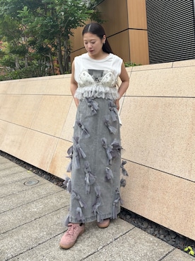 「J1U by LA BELLE ETUDE（ジユウバイラベルエチュード）のアイテム」を使った、LA BELLE ETUDEさん（レディース・155cm）の夏コーディネート