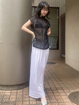 「J1U by LA BELLE ETUDE（ジユウバイラベルエチュード）のアイテム」を使った、LA BELLE ETUDEさん（レディース・165cm）の夏コーディネート