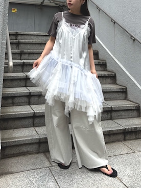 LA BELLE ETUDEさん（レディース・155cm）の夏コーディネート