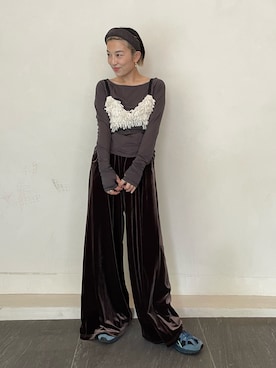 「LA BELLE ETUDE（ラベルエチュード）のアイテム」を使った、LA BELLE ETUDEさん（レディース・153cm）の秋コーディネート