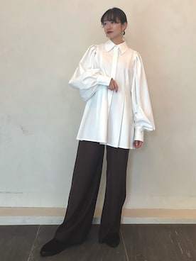 「LA BELLE ETUDE（ラベルエチュード）のアイテム」を使った、LA BELLE ETUDEさん（レディース・165cm）の秋コーディネート