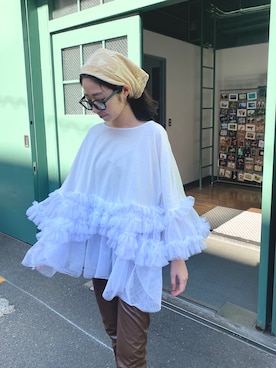 「J1U by LA BELLE ETUDE（ジユウバイラベルエチュード）のアイテム」を使った、LA BELLE ETUDEさん（レディース・155cm）の春コーディネート