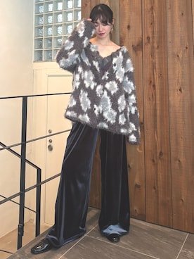 「アイテム（ノーカラーコート）」を使った、LA BELLE ETUDEさん（レディース・165cm）の秋コーディネート