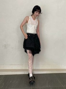 「J1U by LA BELLE ETUDE（ジユウバイラベルエチュード）のアイテム」を使った、LA BELLE ETUDEさん（レディース・165cm）の夏コーディネート