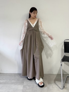 「LA BELLE ETUDE（ラベルエチュード）のアイテム（ワンピース/ドレス）」を使った、LA BELLE ETUDEさん（レディース・155cm）の春コーディネート