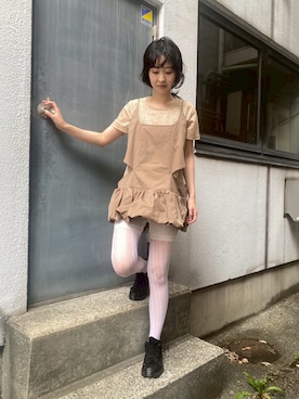 「LA BELLE ETUDE（ラベルエチュード）のアイテム」を使った、LA BELLE ETUDEさん（レディース・165cm）の夏コーディネート
