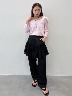 「LA BELLE ETUDE（ラベルエチュード）のアイテム」を使った、LA BELLE ETUDEさん（レディース・155cm）の春コーディネート