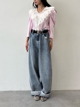 「LA BELLE ETUDE（ラベルエチュード）のアイテム」を使った、LA BELLE ETUDEさん（レディース・162cm）の春コーディネート