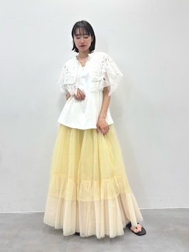 「LA BELLE ETUDE（ラベルエチュード）のアイテム」を使った、LA BELLE ETUDEさん（レディース・165cm）の春コーディネート