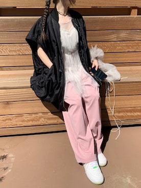 「loni（ロニ）のアイテム」を使った、LA BELLE ETUDEさん（レディース・163cm）の春コーディネート