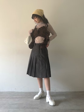 「アイテム（その他トップス）」を使った、LA BELLE ETUDEさん（レディース・165cm）の夏コーディネート