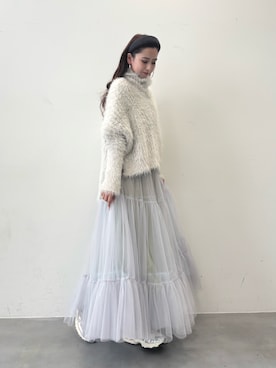 オーロラカラー⭐️Aurora Prima シャイニーボリュームチュールスカート LA BELLE ETUDE（ラベルエチュード）の「Aurora Prima