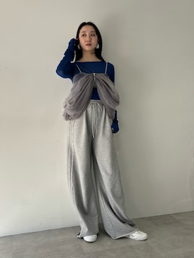 「LA BELLE ETUDE（ラベルエチュード）のアイテム（パンツ）」を使った、LA BELLE ETUDEさん（レディース・166cm）の冬コーディネート