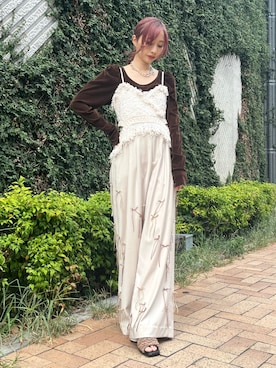「LA BELLE ETUDE（ラベルエチュード）のアイテム」を使った、LA BELLE ETUDEさん（レディース・163cm）の夏コーディネート