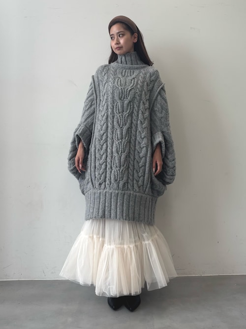 ケイブルBIGニットワンピース（ワンピース）｜LA BELLE ETUDE（ラベル