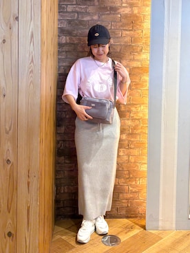 「Lee（リー）のアイテム（バッグ）」を使った、ronさん（レディース・158cm）の春コーディネート