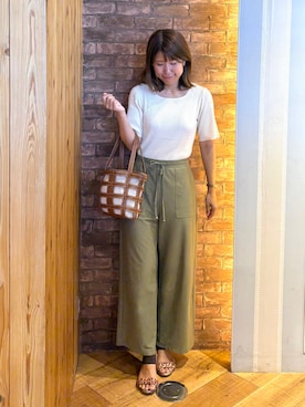 ronさん（レディース・158cm）の夏コーディネート