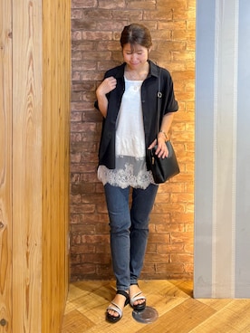 ronさん(レディース・158cm)の夏コーディネート