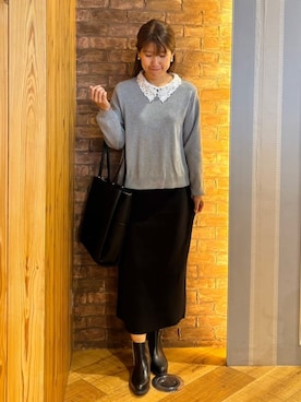ronさん（レディース・158cm）の秋コーディネート