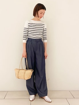 KawasakiTOMORROWLANDさん（レディース・162cm）の春コーディネート